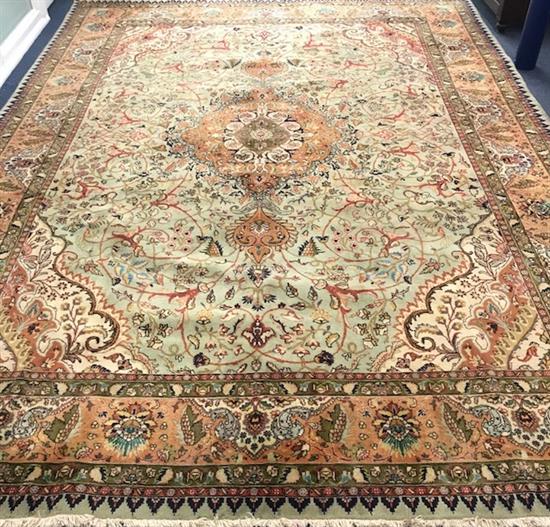 A Tabriz carpet 410cm x 295cm